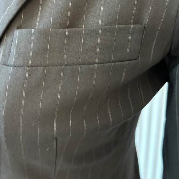 Elie Tahari Pinstripe Career Jacket Size 2 - Picture 5 of 8